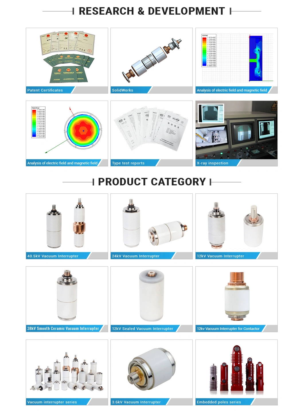 2500ka Embedded Poles Withstand Voltage 85kv